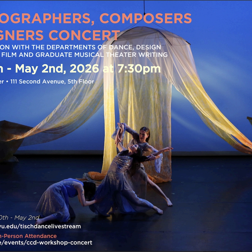 Choreographers, Composers, and Designers Show Poster