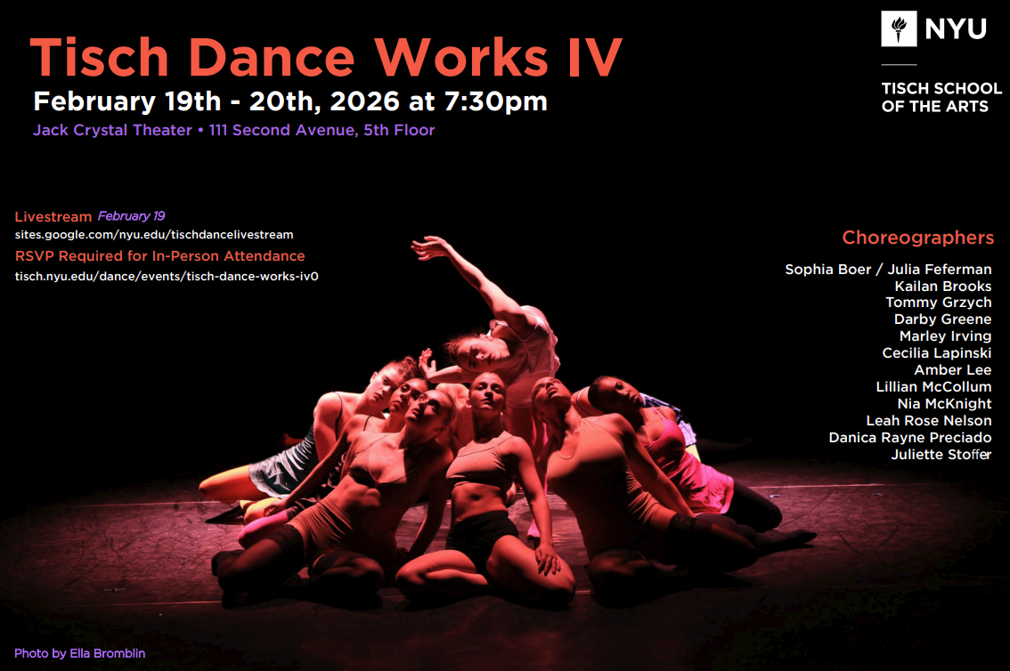 Tisch Dance Works 4 Poster