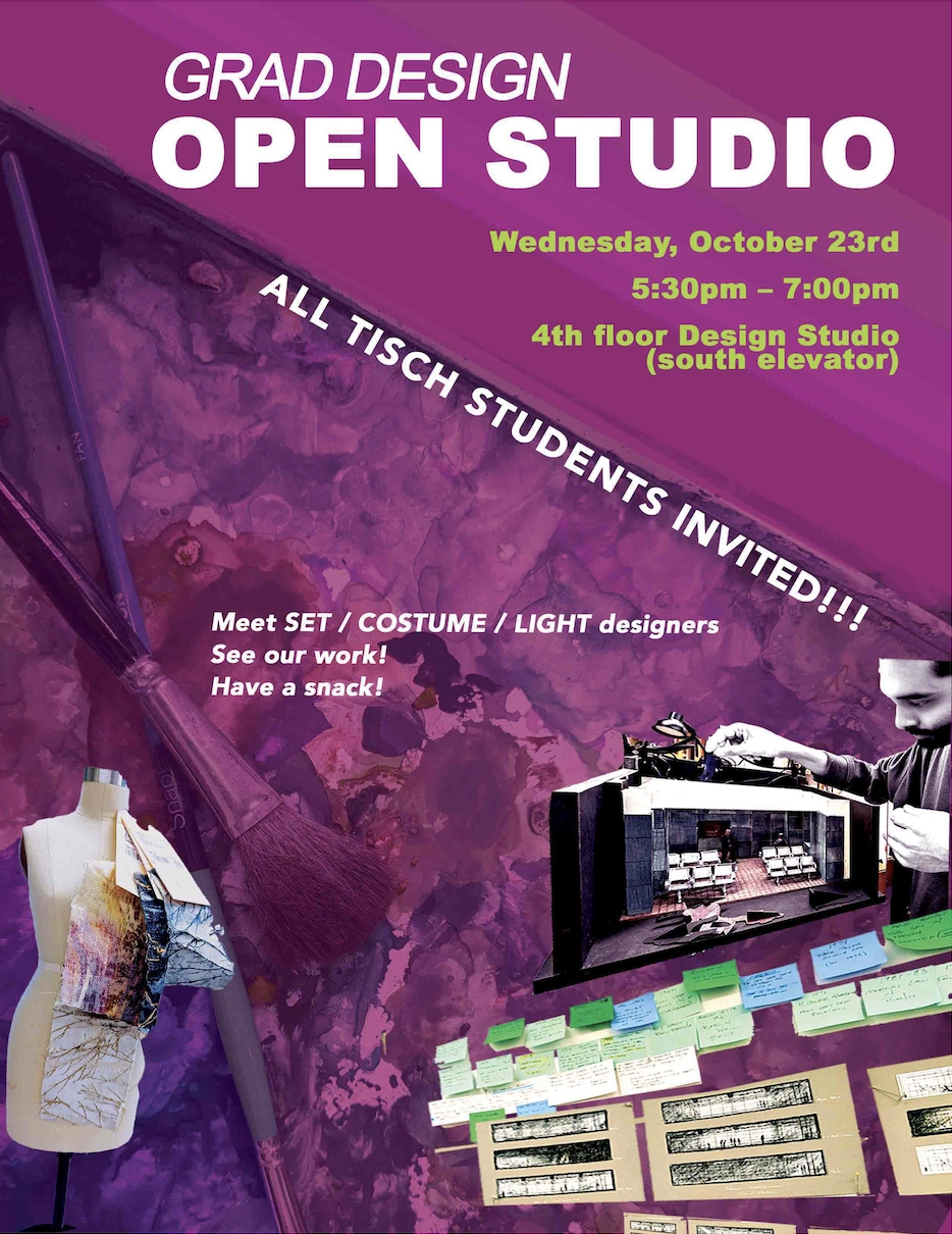 Tisch Design Open Studio 2024 Poster