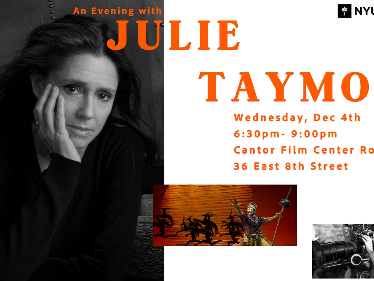 An Evening With Julie Taymor