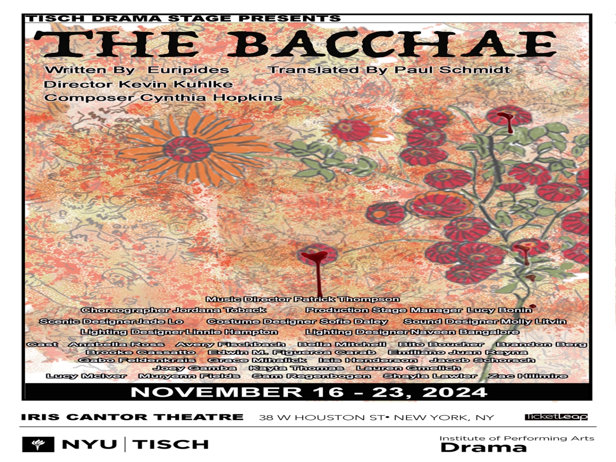 TISCH DRAMA STAGE: The Bacchae