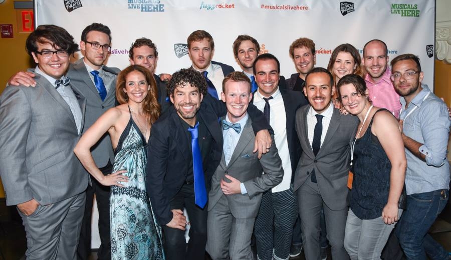 Tisch Drama alumni at the Opening Ceremony of the 2015 New York Musical Theatre Festival. Their entry, "The Cobalteans" received three awards.