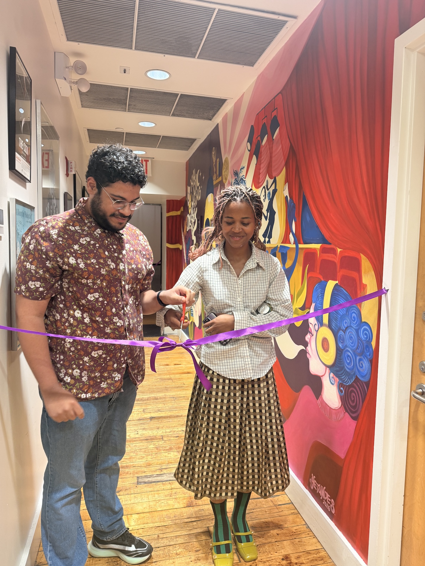 Mural Ribbon Cutting