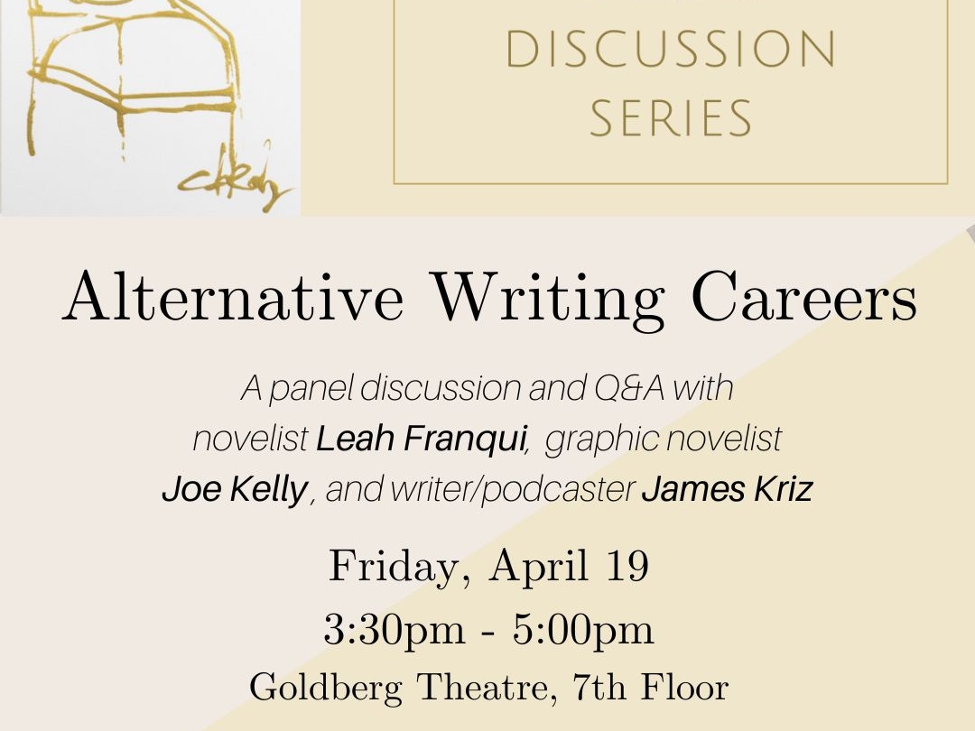 Chair's Discussion Series - Alternative Writing Careers