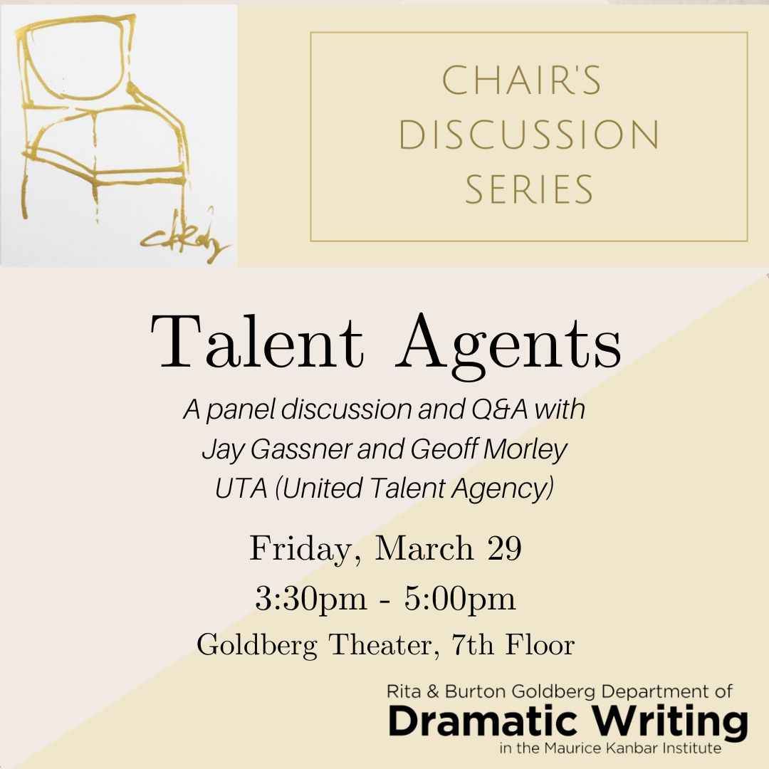 Chairs Discussion Series - Talent Agents