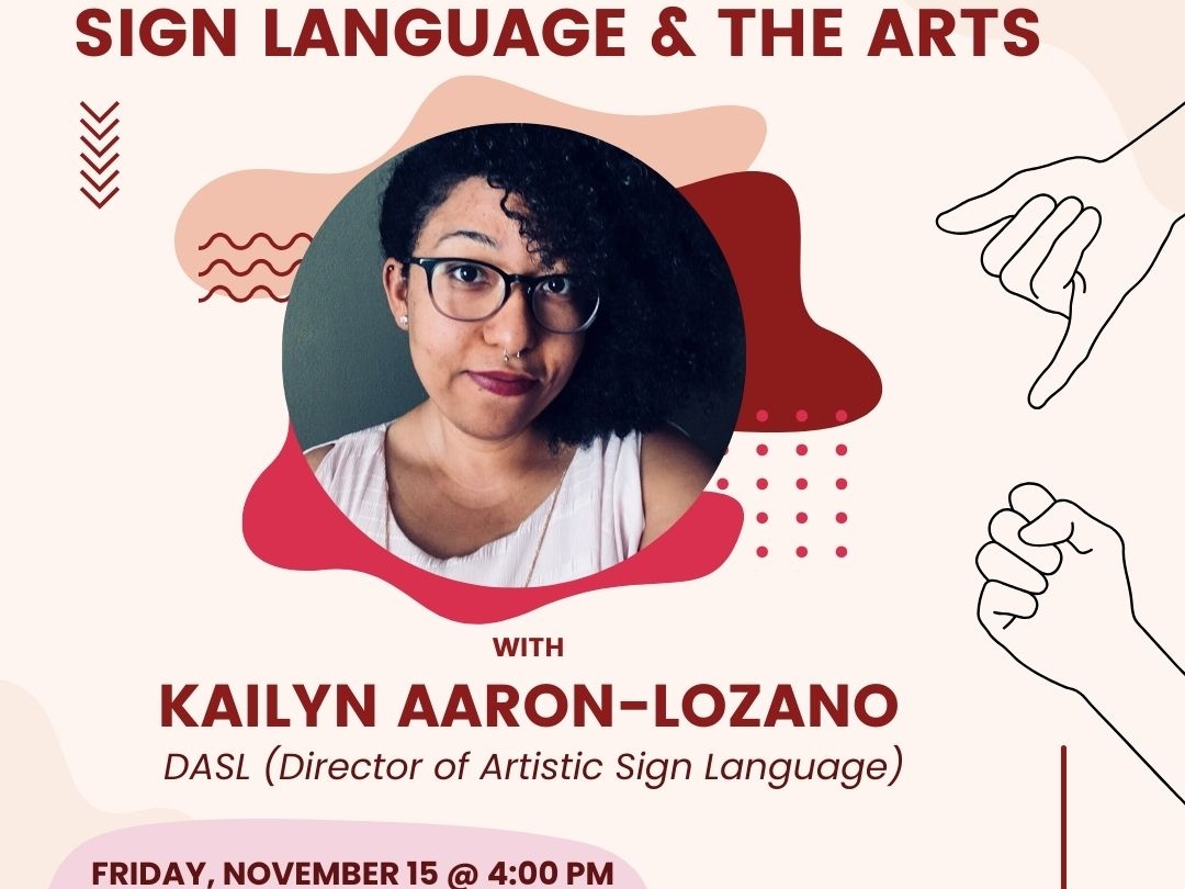 DDW IDEA Council: Sign Language & the Arts