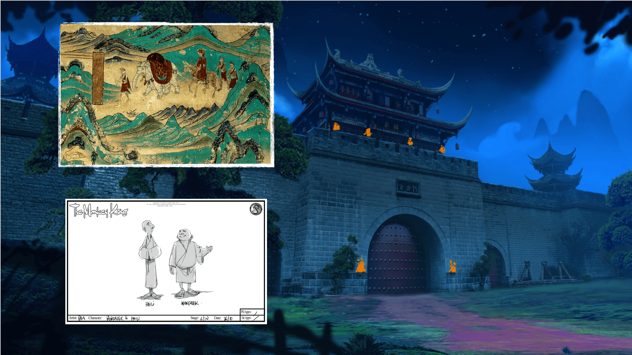 Concept art from "Monkey King: A Hero's Journey to the West"