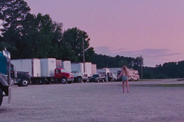 Film still from Dirty Blonde