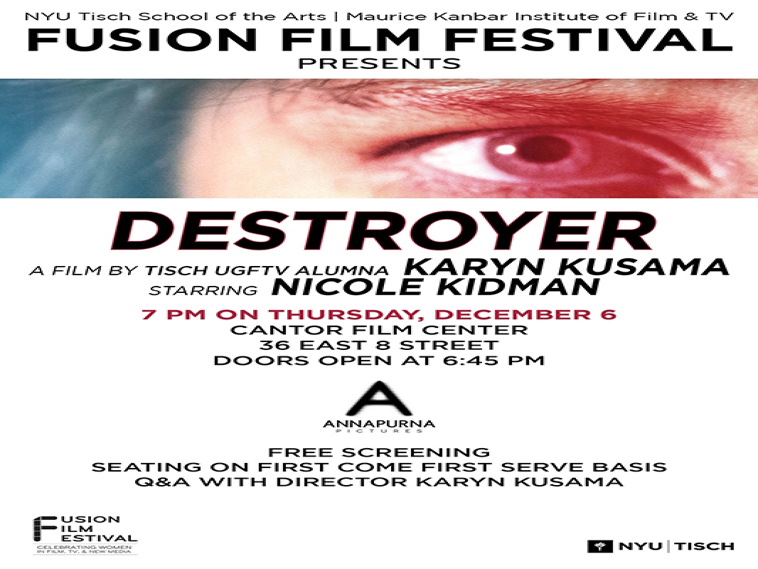 Screening: Destroyer W/ Q & A: Director Karyn Kusama
