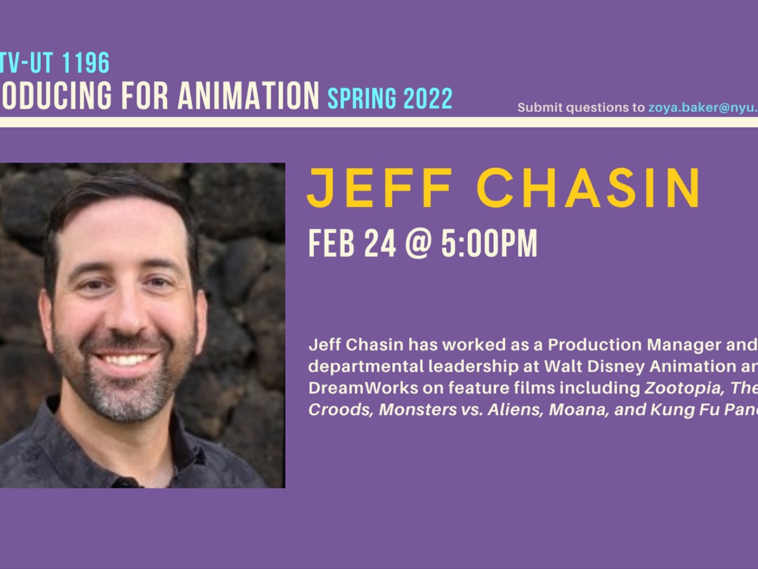 Producing for Animation : Jeff Chasin