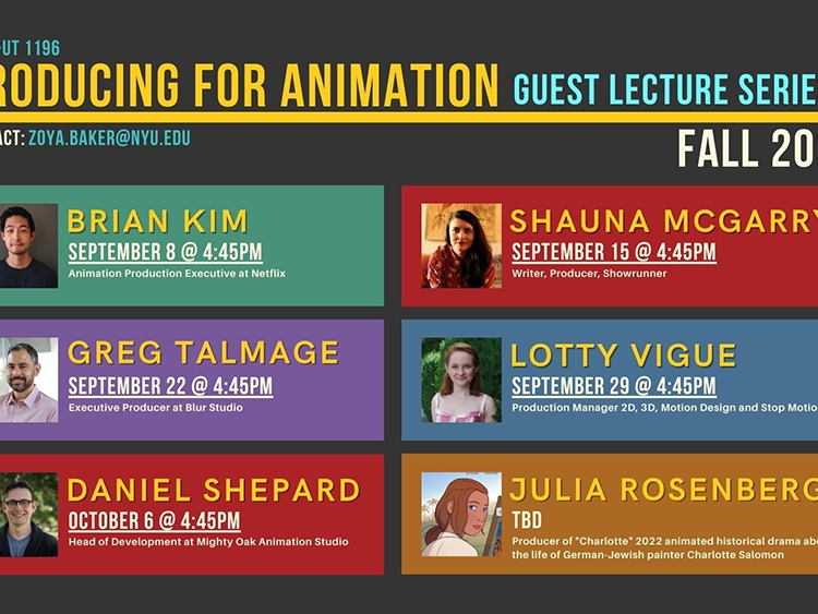 UGFTV Producing for Animation Guest Lecture Series
