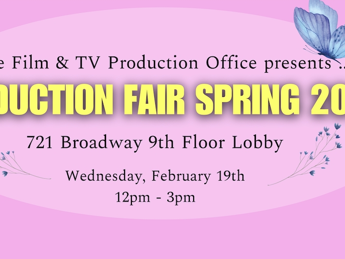 Film and TV Spring 2025 Production Fair