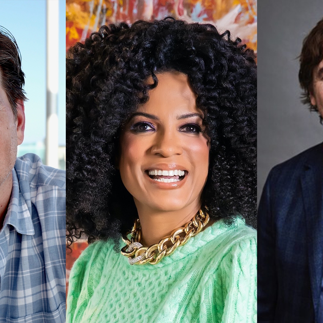 Three headshots (L to R) Bill Lawrence, Janine Sherman Barrois, Chris Sheridan