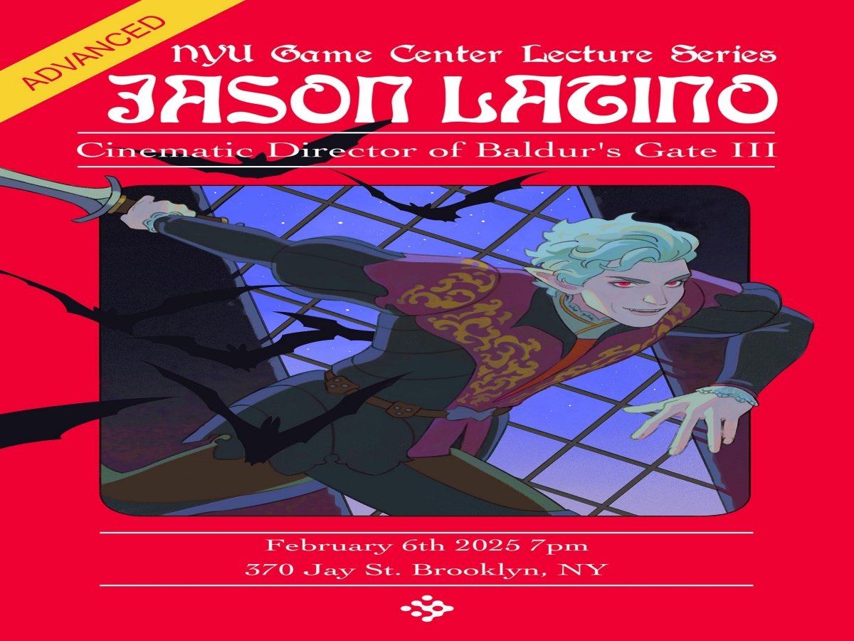 NYU Game Center Lecture Series Presents Jason Latino