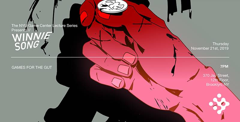 Hand flipping quarter illustration for Winnie Song poster