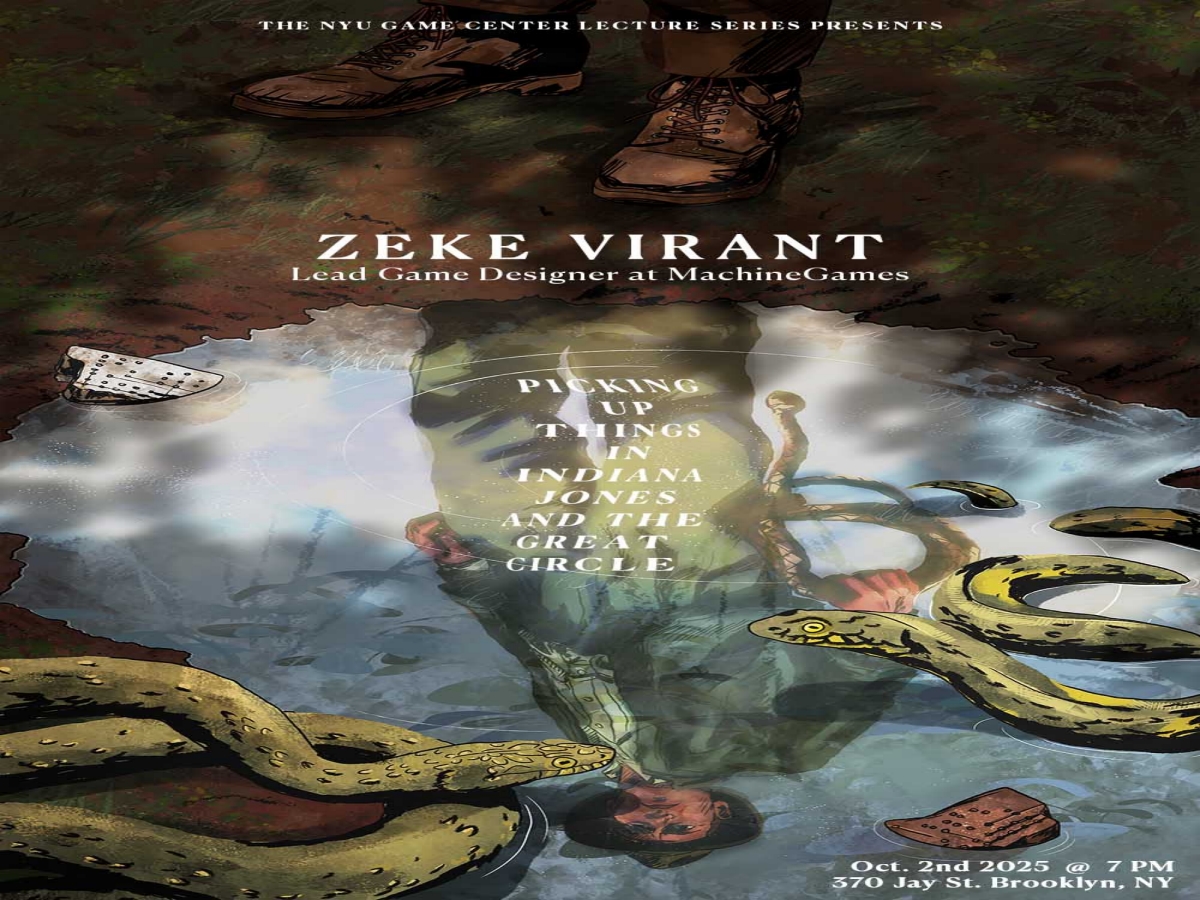 NYU Game Center Lecture Series Presents Zeke Virant