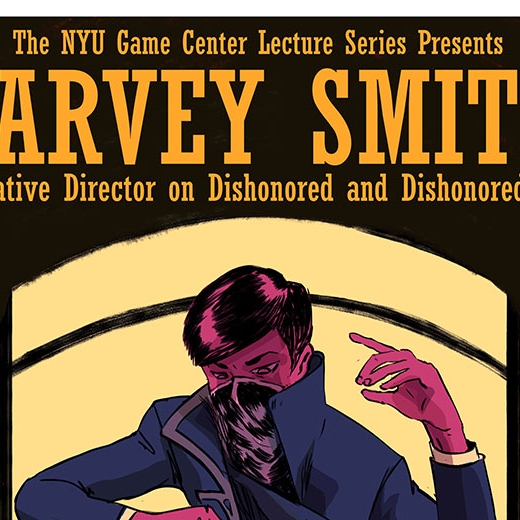 NYU Game Center Lecture Series event flyer