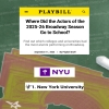 NYU #1 - Playbill
