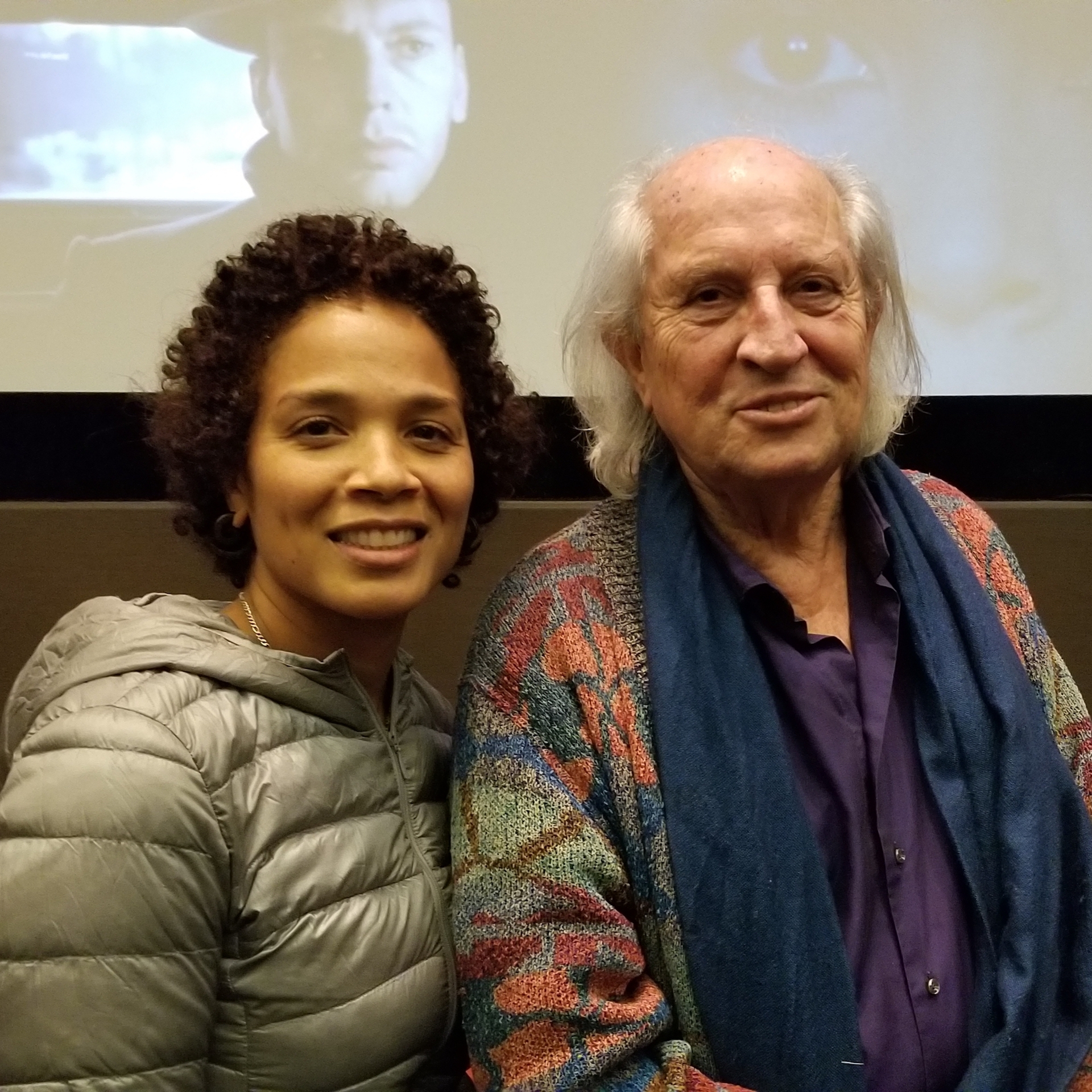 Vittorio Storaro with student Lin Que Ayoung