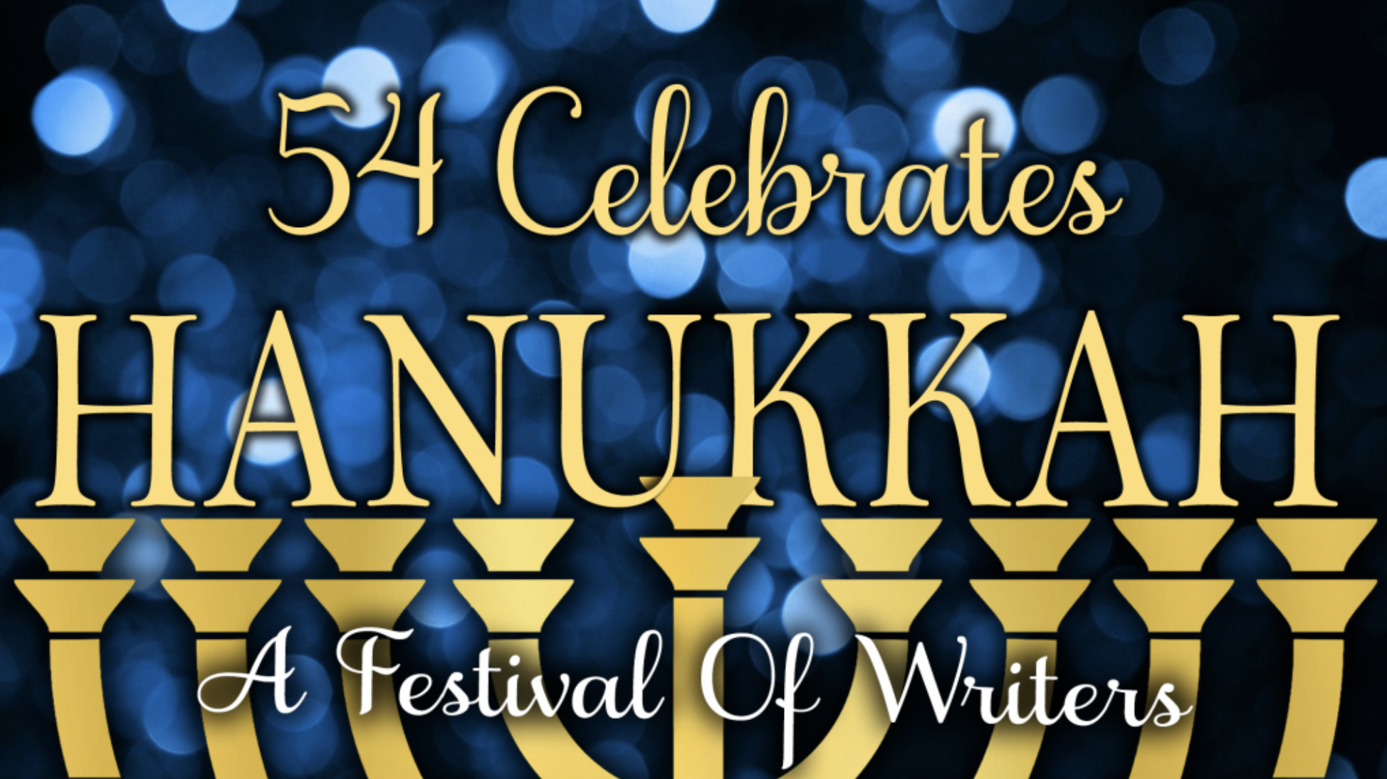 Promo poster for HANUKKAH: A FESTIVAL OF WRITERS.