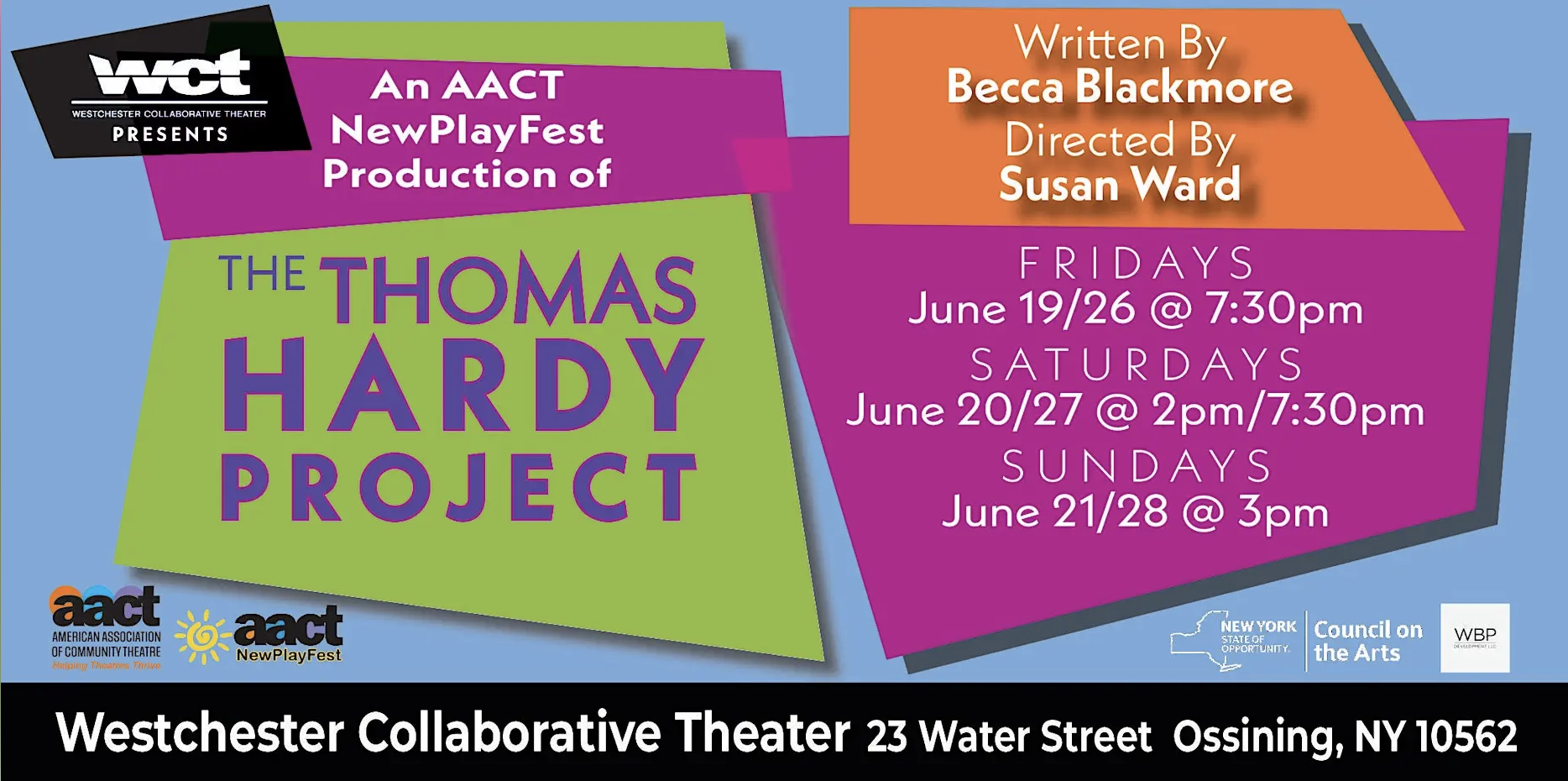 Promo poster for THE THOMAS HARDY PROJECT.