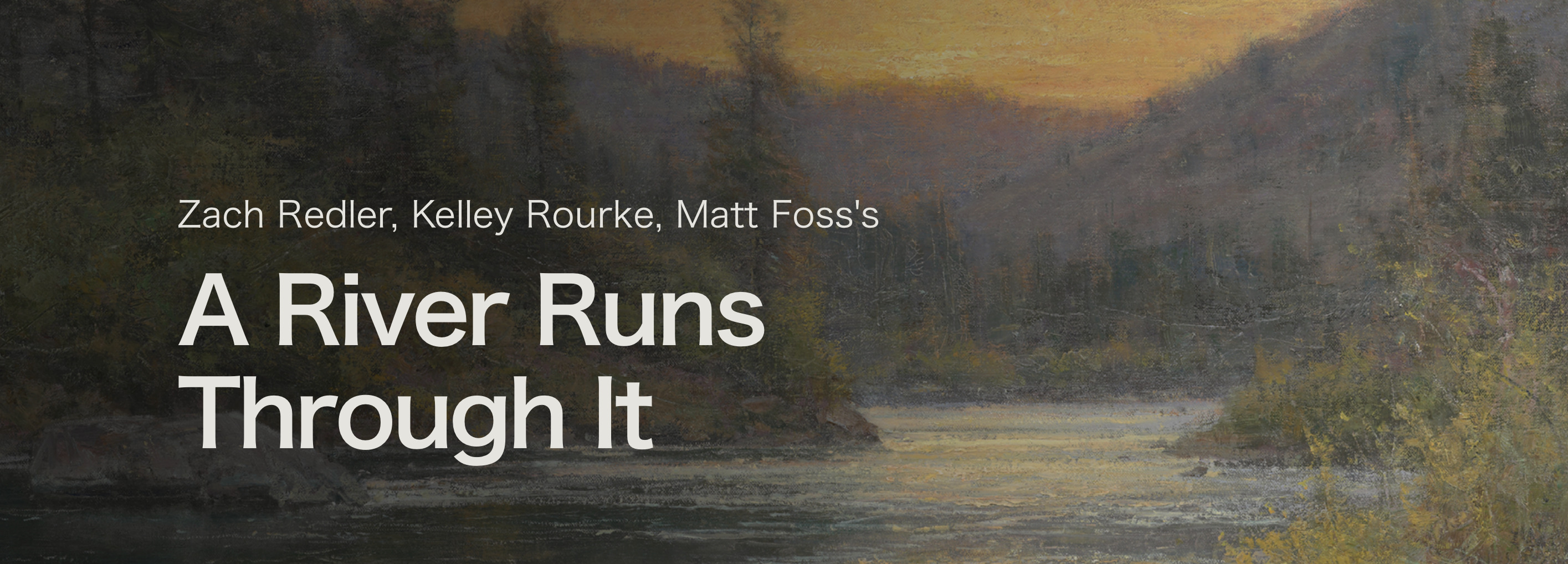 Promo poster for A RIVER RUNS THROUGH IT
