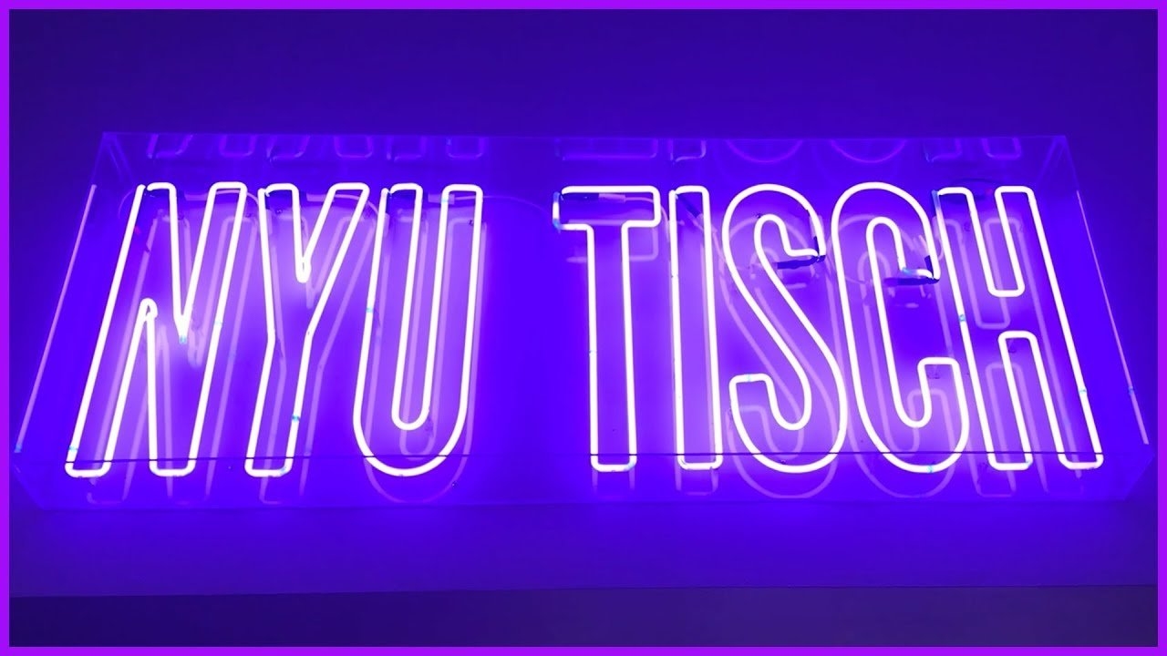 NYU Tisch Neon Sign