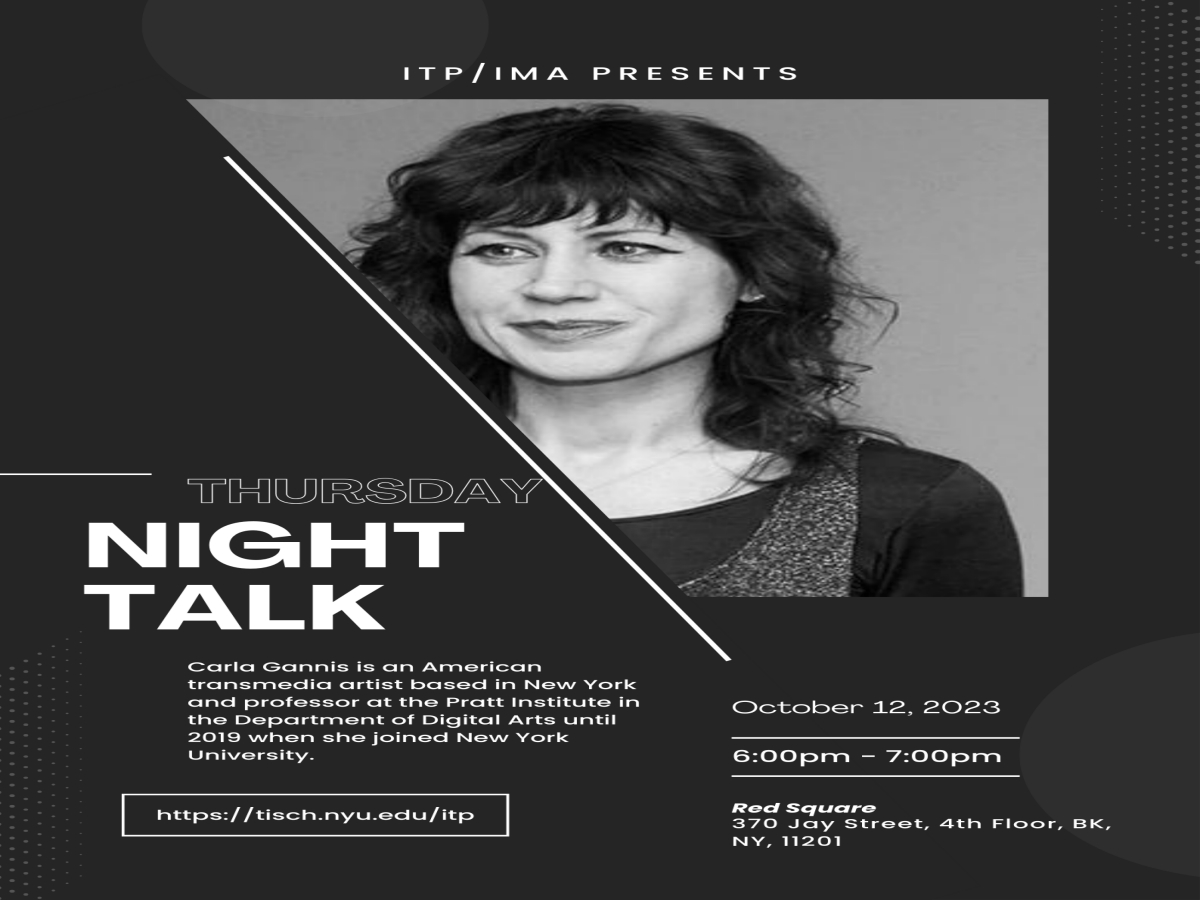 ITP/IMA Thursday Night Talk: Carla Gannis