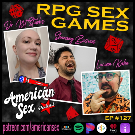 Poster that reads RPG Sex Games