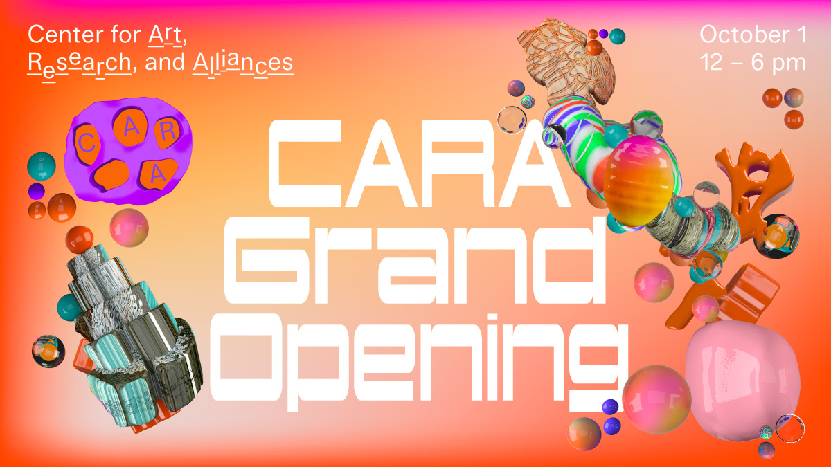CARA Grand Opening October 1 12-6pm