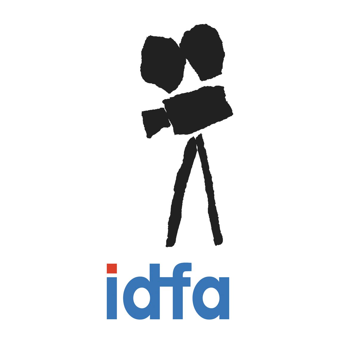 drawing of a movie camera for IDFA logo