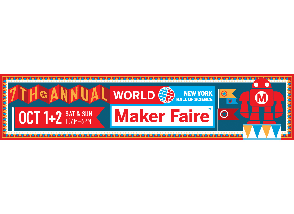 Banner artwork for the NYC Maker Faire