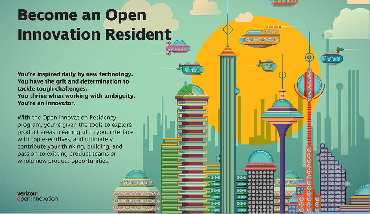 Verizen's Poster of Open Innovation Residents