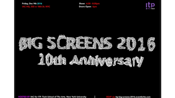 Big Screens 2016 Flyer