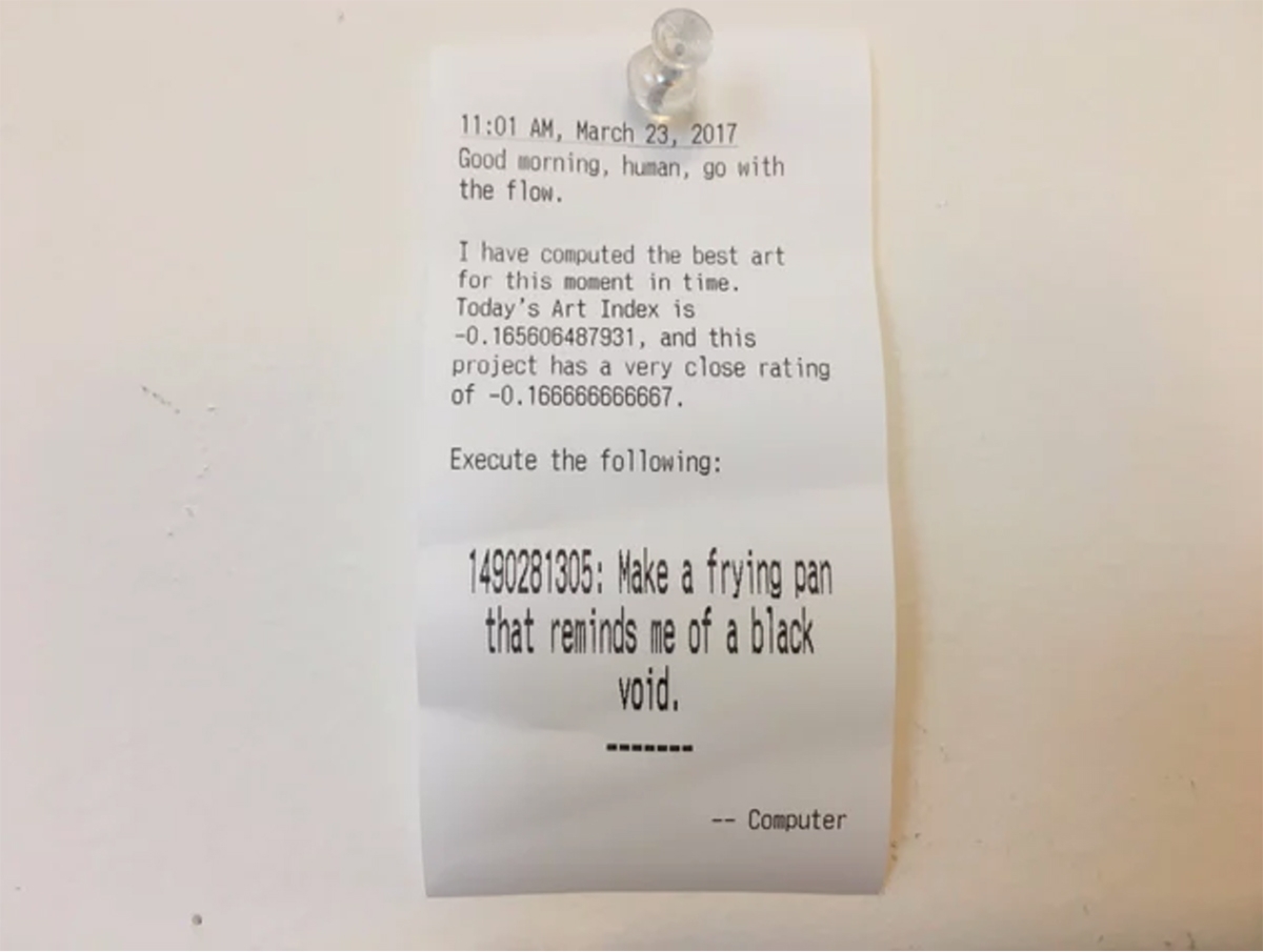 a picture of a receipt with some text