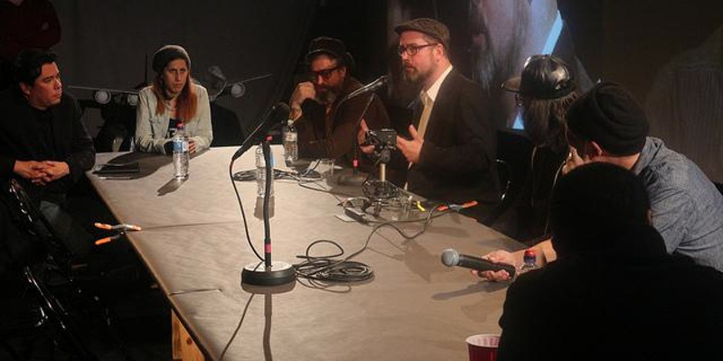 People having meeting