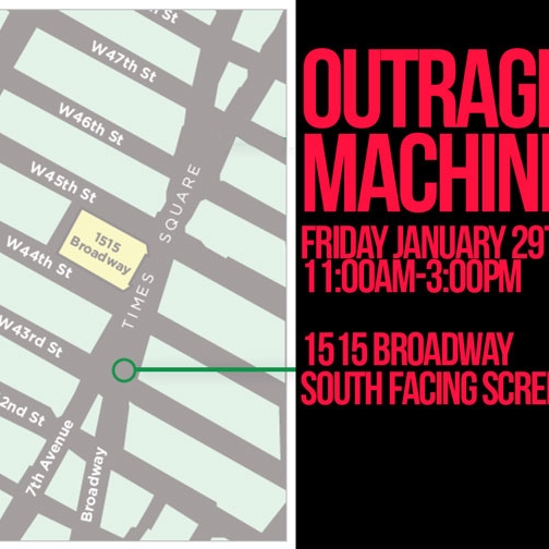 Map of the location for the Outrage Machine