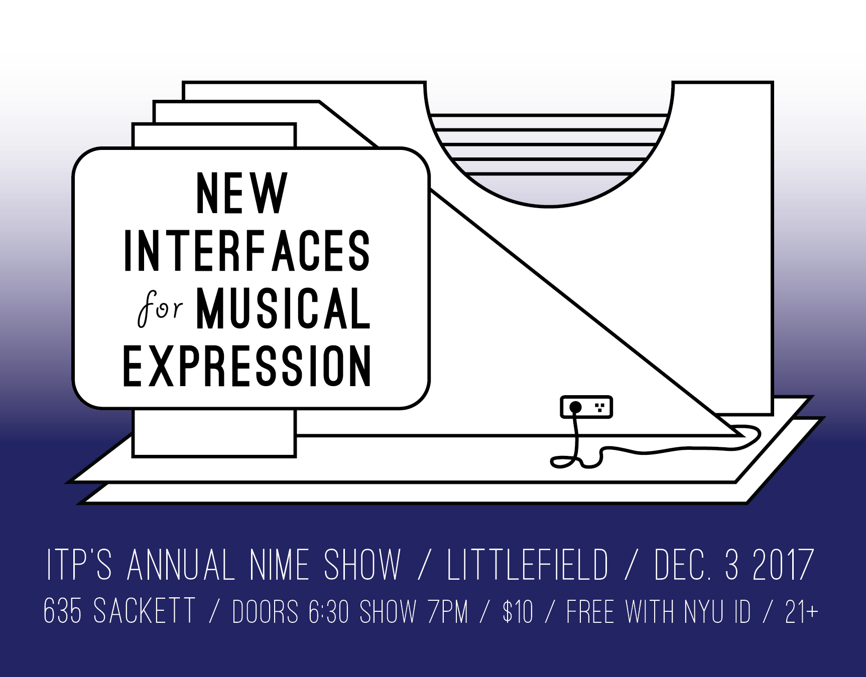 Show poster for New Interfaces for Musical Expression 