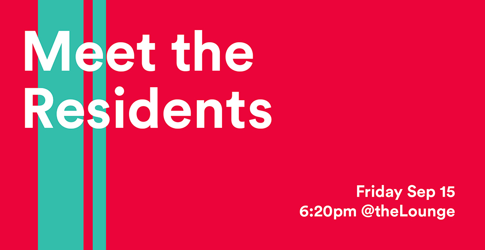 flyer for meet the residents