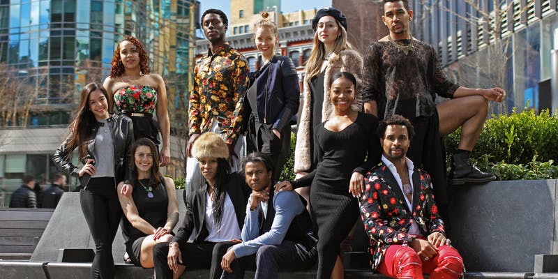 image of dancers posing together