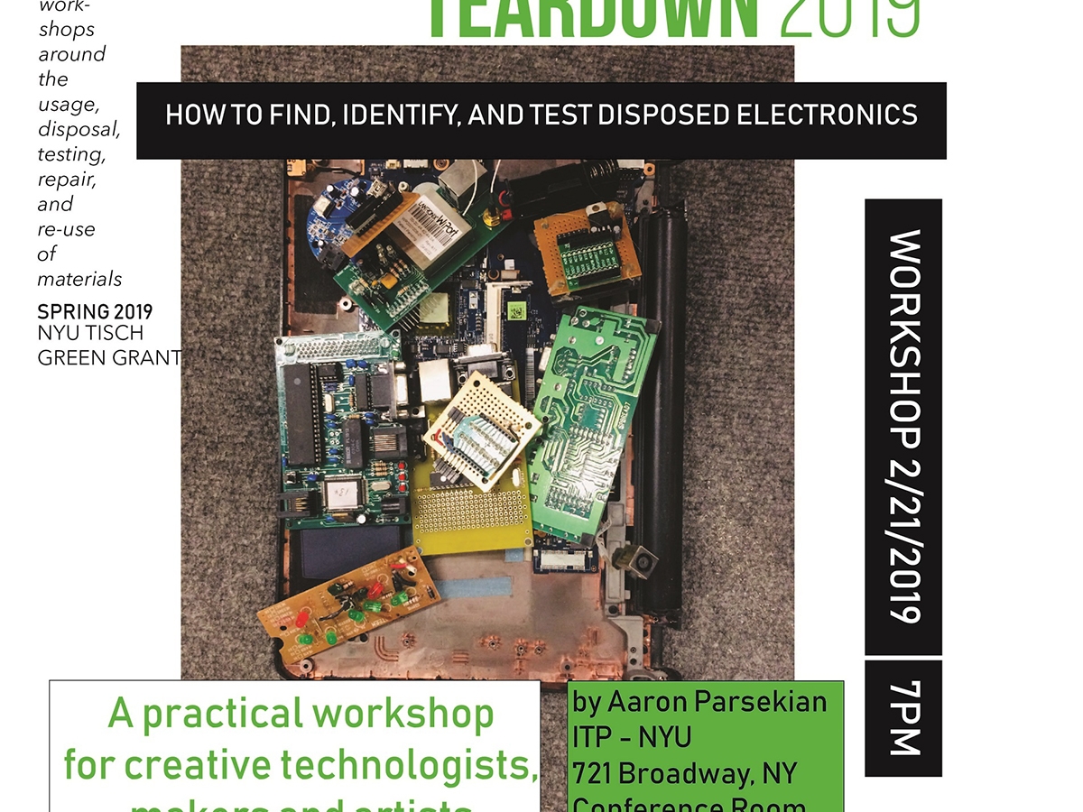 Teardown Workshop I