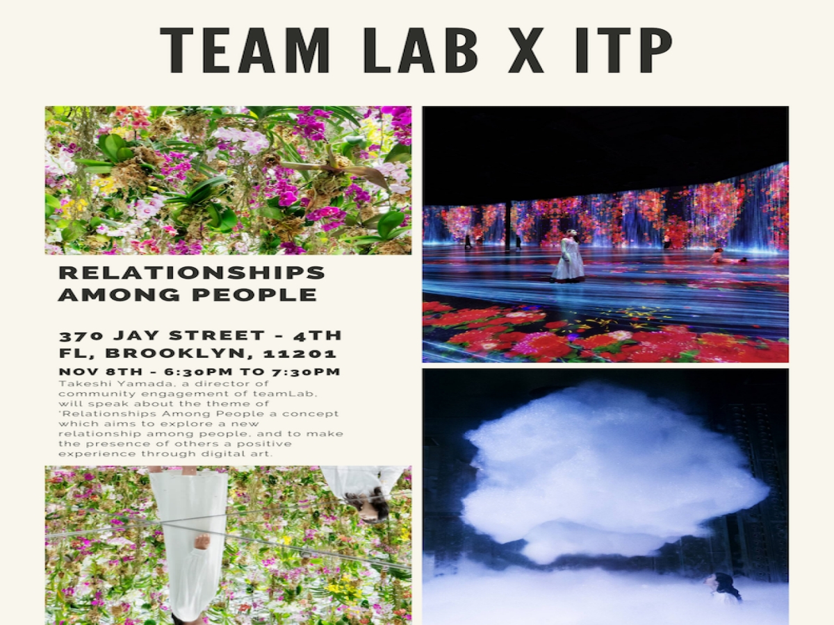 Relationships Among People - A Talk with TeamLab