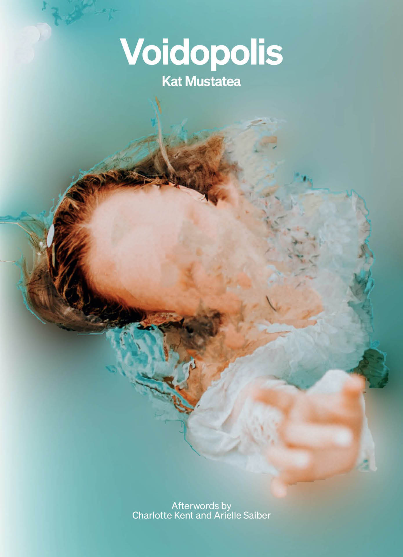 Book cover for Voidopolis showing a faceless person breaking through a water surface