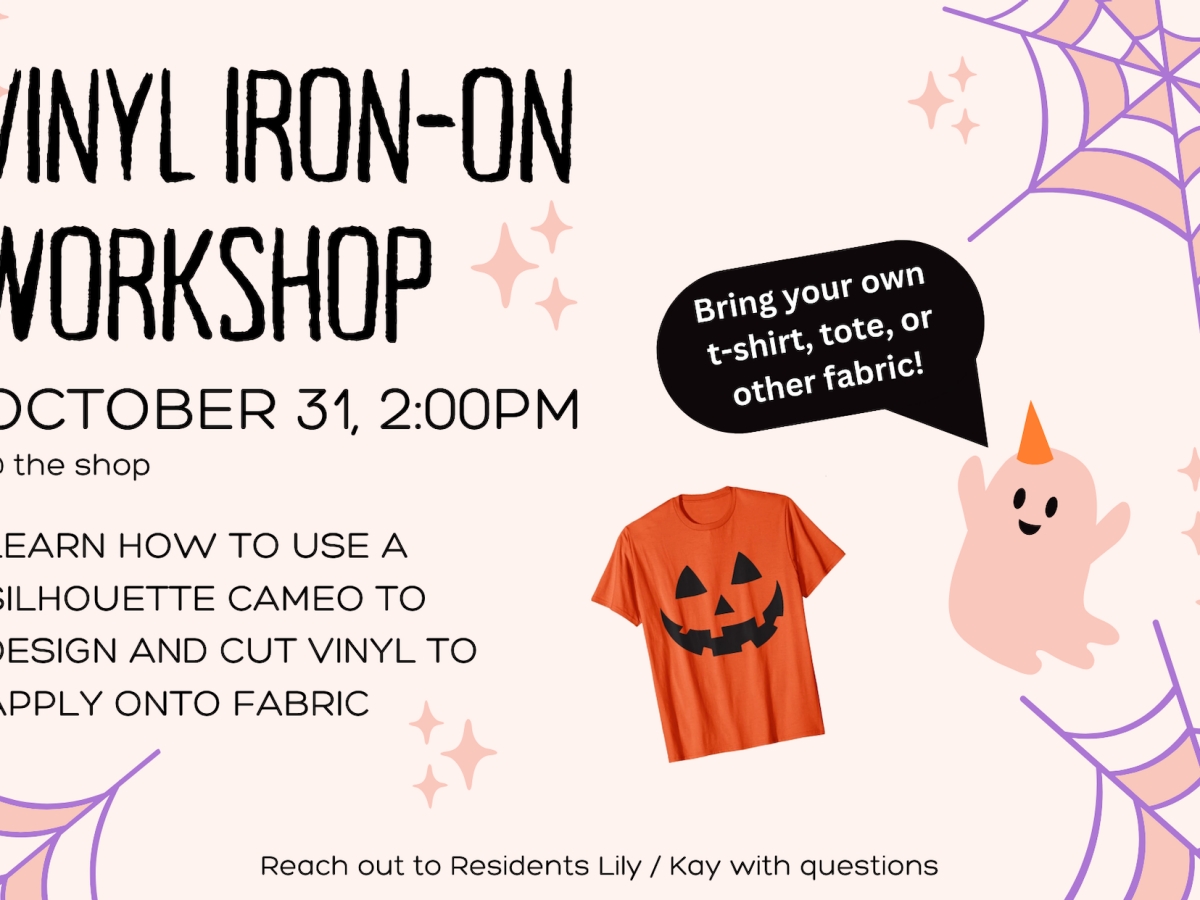 Vinyl Iron-On Workshop