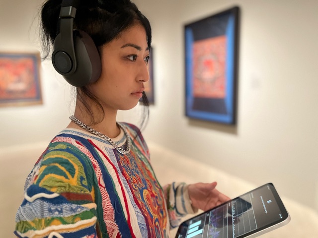 thumbnail: Jason Snell, IMA Low Res Alum, Transforms Brainwaves into Soundscapes at the Tibetan Buddhist Mandala Exhibit at the Metropolitan Museum of Arts