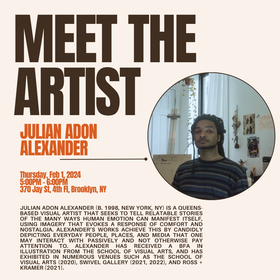 ITP/IMA Meet The Artist: Julian Adon Alexander