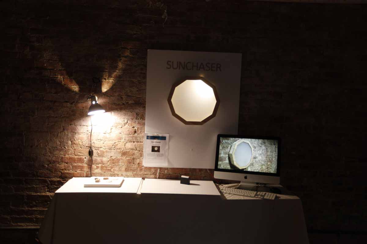 the Sunchaser project showing an octagon glowing