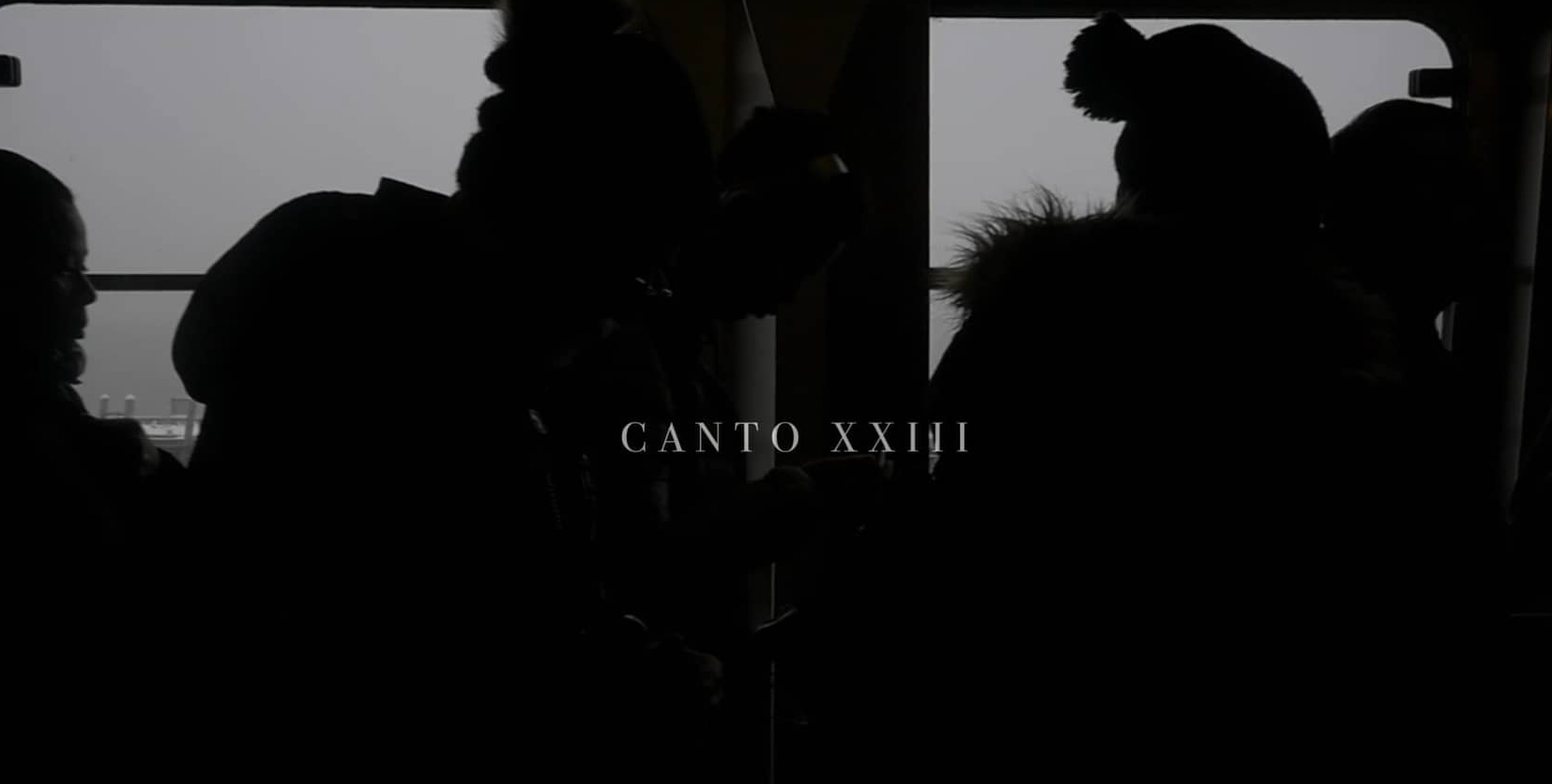 CANTOXIII text over black and white image of human silhouette