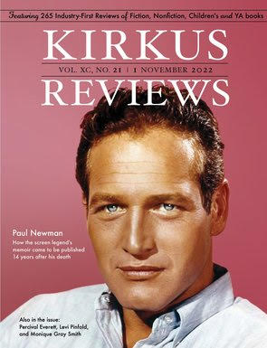 Kirkus Reviews cover featuring portrait of Paul Newman