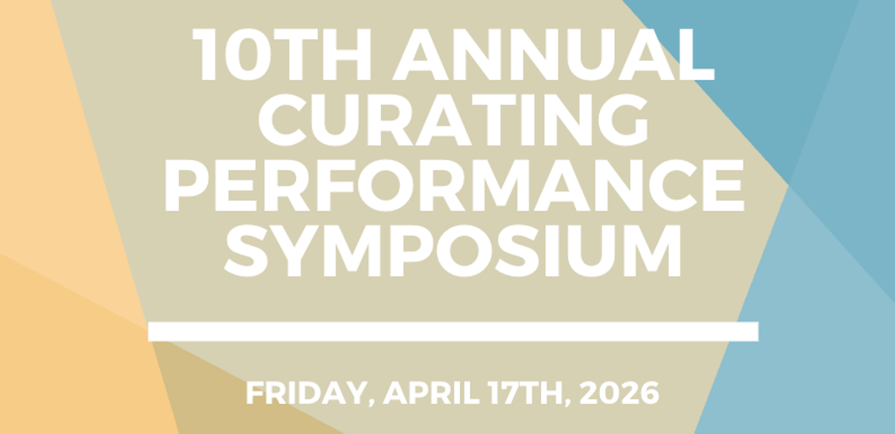 10th Annual curating symposium